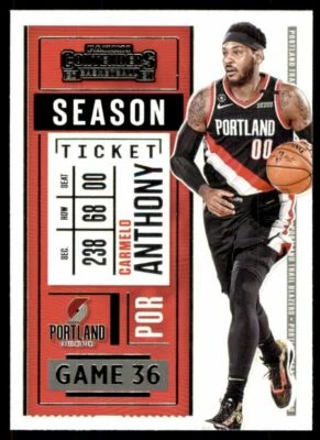 2020-21 Panini Contenders #92 Carmelo Anthony - Portland Trail Blazers - Bild 1 von 2