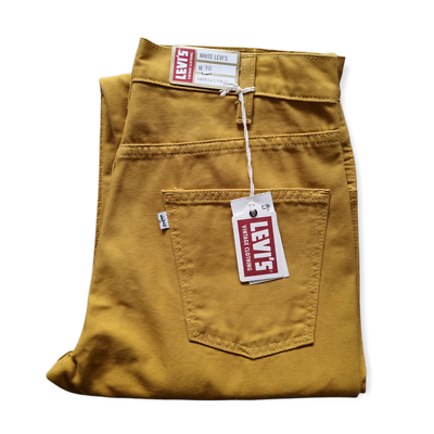 NWT LVC Levi's Vintage Clothing White Tab Cords Yellow W30L32 Big