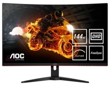 AOC CQ32G1 31.5" Curved Frameless Gaming Monitor, Quad HD 2560x1440 144 Hz