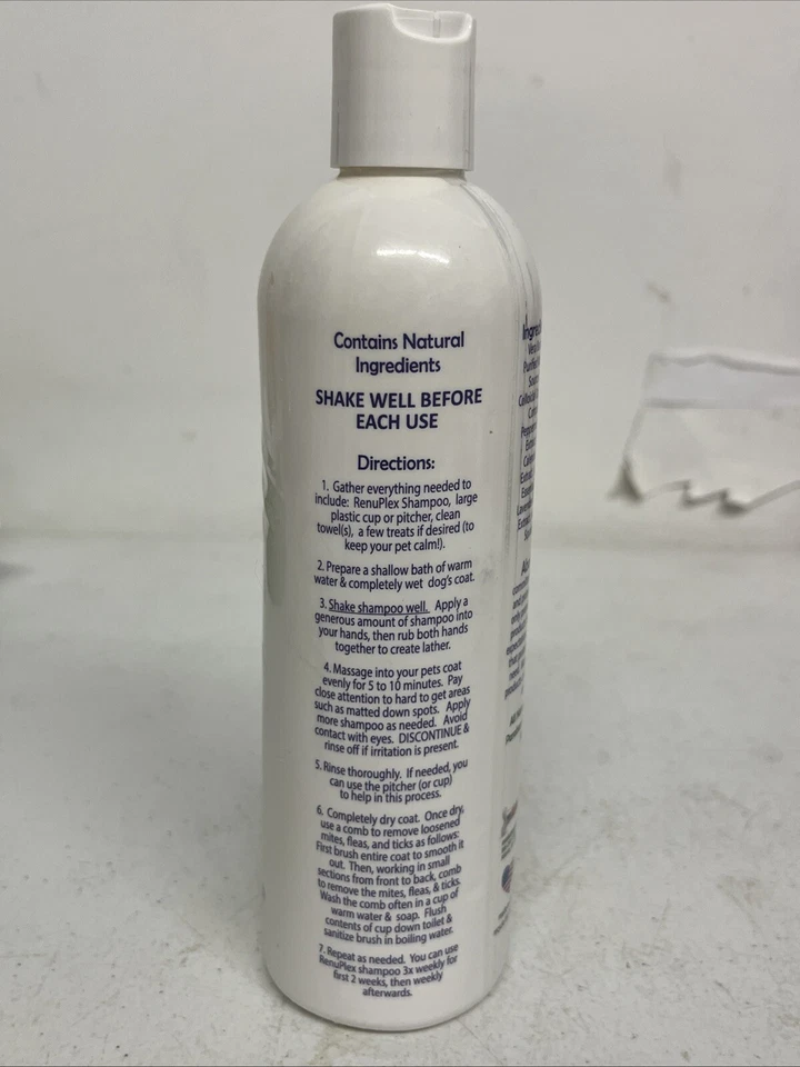 RenuPlex Medicated Dog Mange Shampoo. Extra Strength Mange Shampoo for Dogs - Image 4 of 4