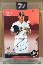 2020 TOPPS NOW ROAD OPENING DAY #OD-185D JESUS LUZARDO A's RED ROOKIE AUTO 4/10