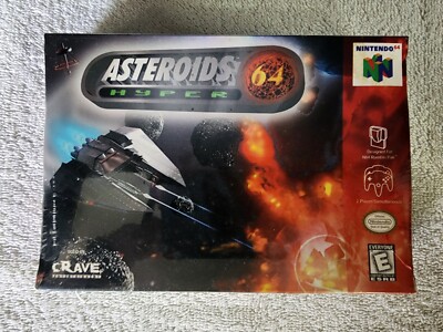 Asteroids Hyper 64 (Nintendo 64, N64) Brand New / Sealed & FREE SHIPPING 