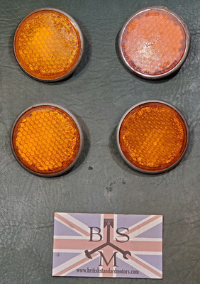 Round Amber Reflectors for Lada VAZ Made In The USSR!