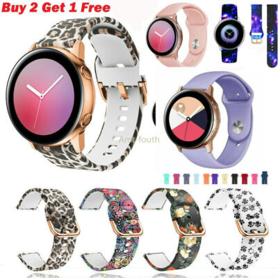 Sport Silicone Watch Band Strap For Samsung Galaxy Watch 3 41mm Active 2 40/44mm