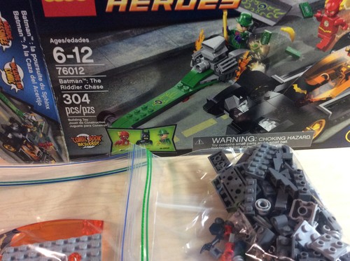 EUC LEGO DC Super Heroes Batman #76012 Batman The Riddler Chase Flash Race w box - Picture 5 of 6