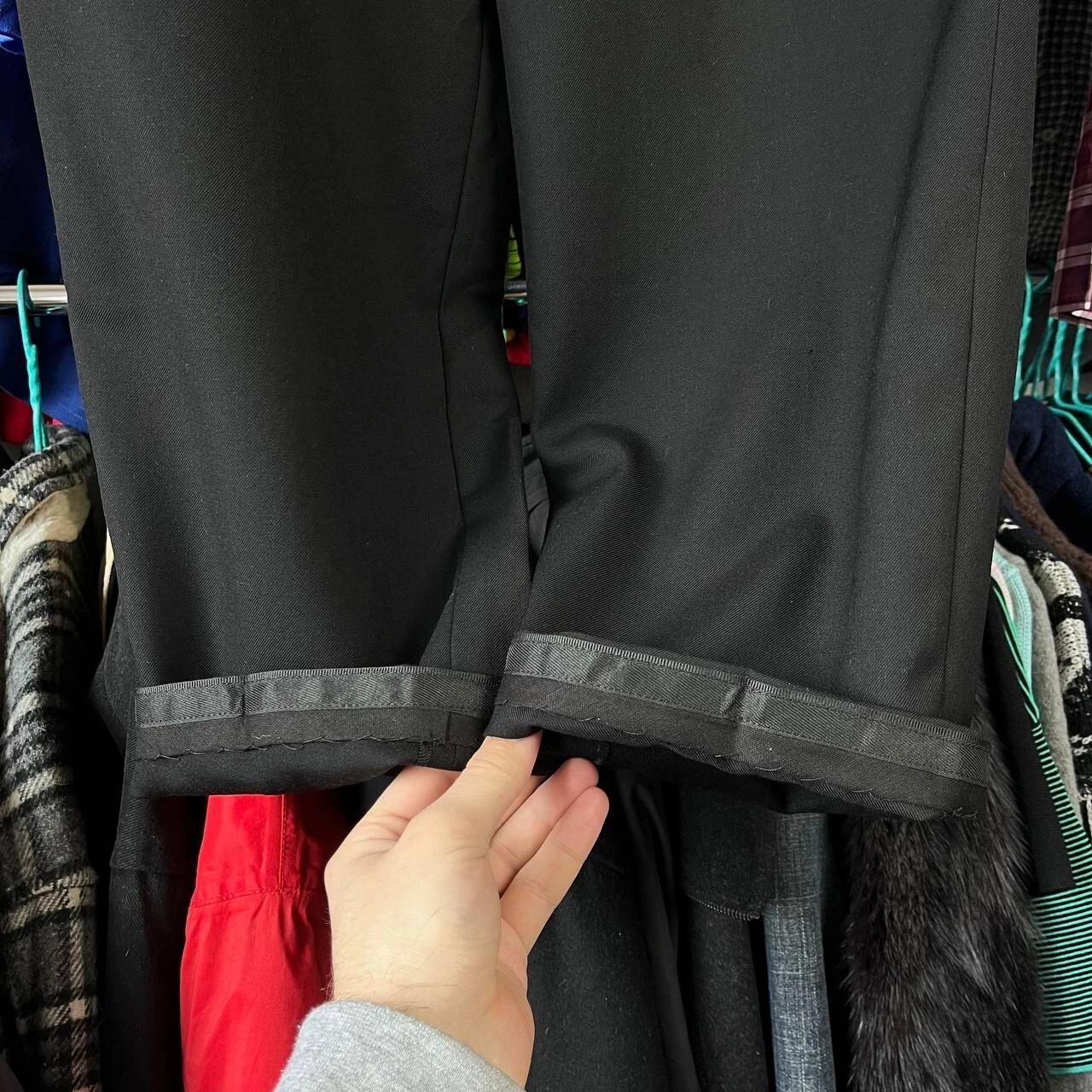 Pantaloni eleganti donna Celine vita alta lana Margaret pantaloni classici prezzo di listino 450€