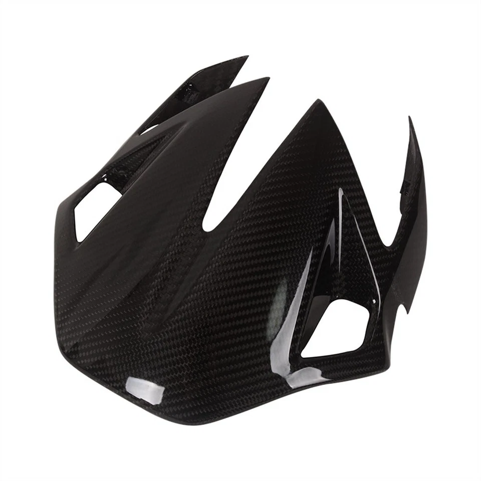 For Aprilia Dorsoduro 1200 Carbon Fiber Windscreen Windshield Deflector Protect - Image 4 of 4