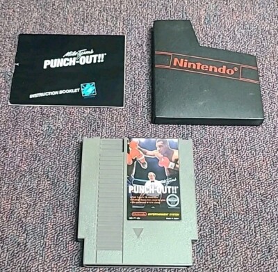 Mike Tyson's Punch-Out (Nintendo) NES (Tested)W/Manual &Dust Cover! Ships Immed.