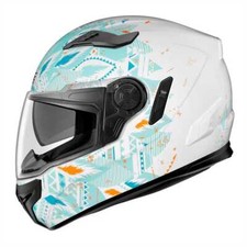 IRIE - Sfida, casco integrale - Bianco AN21 Verde - M