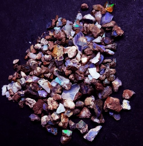 100% Natural Ethiopia Opal Rough Loose Gemstone 114.75 Ct With Free Gift - Picture 2 of 7