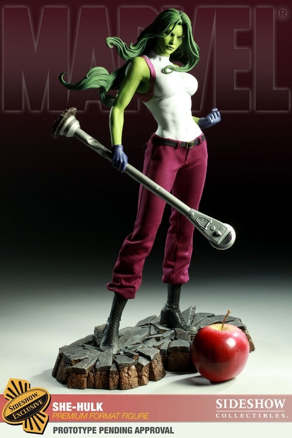 サイドショウ サヴェージ シーハルク SIDE SHOW Marvel Women of Marvel: Savage She-Hulk Polystone Statue by