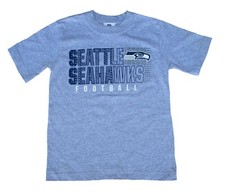 Seattle Seahawks Young Kids Size X-Small 4/5 Short Sleeve Shirt - Gray