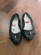 Cole Haan Palaria Leather Ballet II Flat Black SZ 6.5