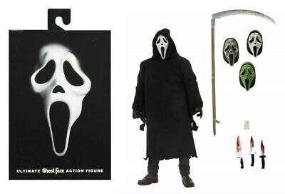 Neca GHOST FACE 7'' Skala Action Figur Ultimate Ghostface (Scream) Boxed Neu