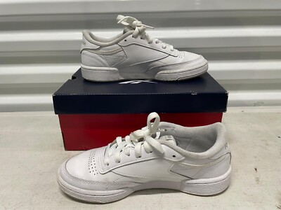 Reebok Club C 85 Women s Size 6 1/2 Tennis Athletic Shoes White With Box