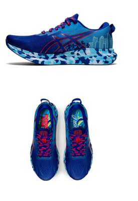 スパイク・シューズ Asics Gel Noosa Tri-13 'Boston' 11.5, 12~ ASICS Gel Noosa Tri-13 Boston Marathon Blue Red Running