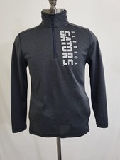 Champions Men's Small Grey Florida Gators 1/4 Zip Pullover Flaw
