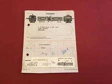 Higgs Motors Birmingham 1940 Receipt R43338