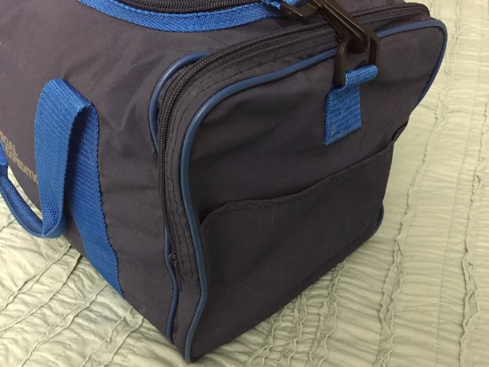 Bolso de Lona Pequeño Lindblad Special Expeditions De Colección Años 90 Bajo Asiento Foto 2 de 3