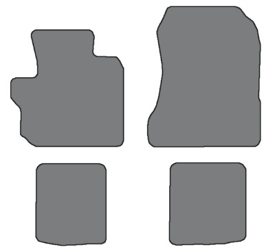2012-2015 Scion iQ 4 pc Sets Custom Fit Carpet Floor Mats - Black