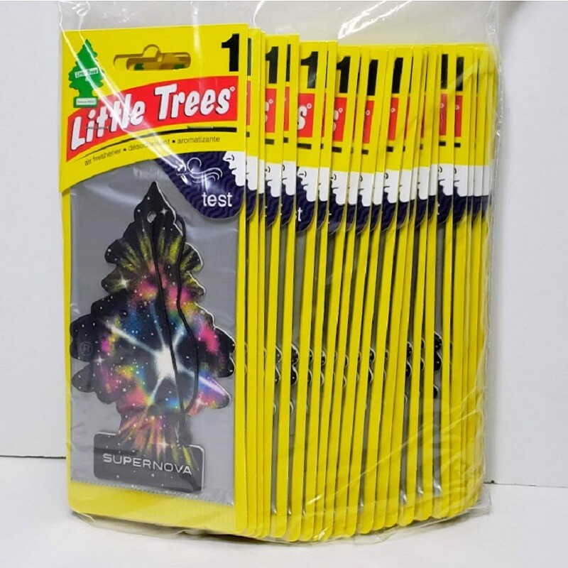 Little Trees Supernova Scented Hanging Car Air Freshener Pack of 24