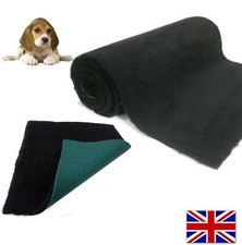 Traditional Black Vet Bedding ROLL WHELPING FLEECE DOG PUPPY PRO BED