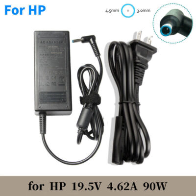 Charger for HP Laptop Computer 65W 45W Smart Blue Tip Power Adapter AC Notebook