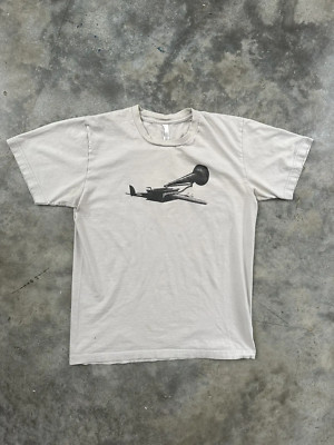 Vintage Neutral Milk Hotel Record Player Tee Medium