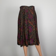 80's Vintage Floral Skirt by Carriage Court Womens Size 8