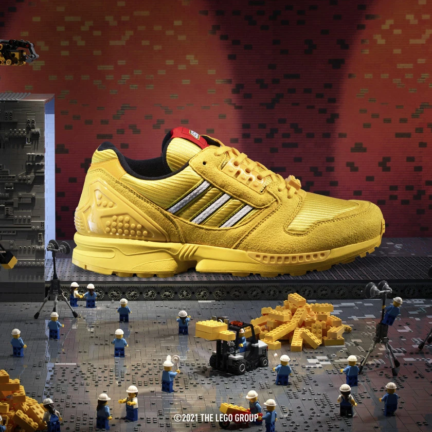 Adidas 8000 Lego Trainers Yellow-UK 8 | eBay