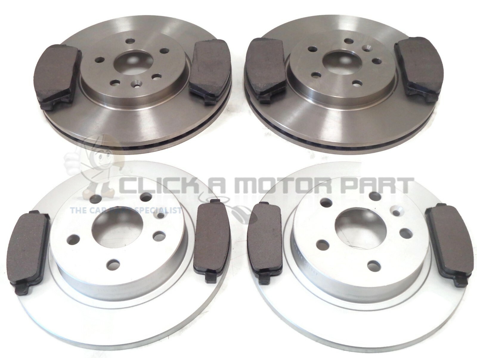 VAUXHALL MOKKA 20122016 FRONT & REAR BRAKE DISCS AND PADS SET NEW eBay