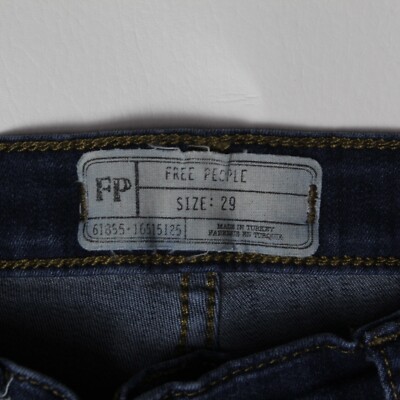 Free People Womens Blue Jeans Size 29 61855-16515125 Distressed | eBay