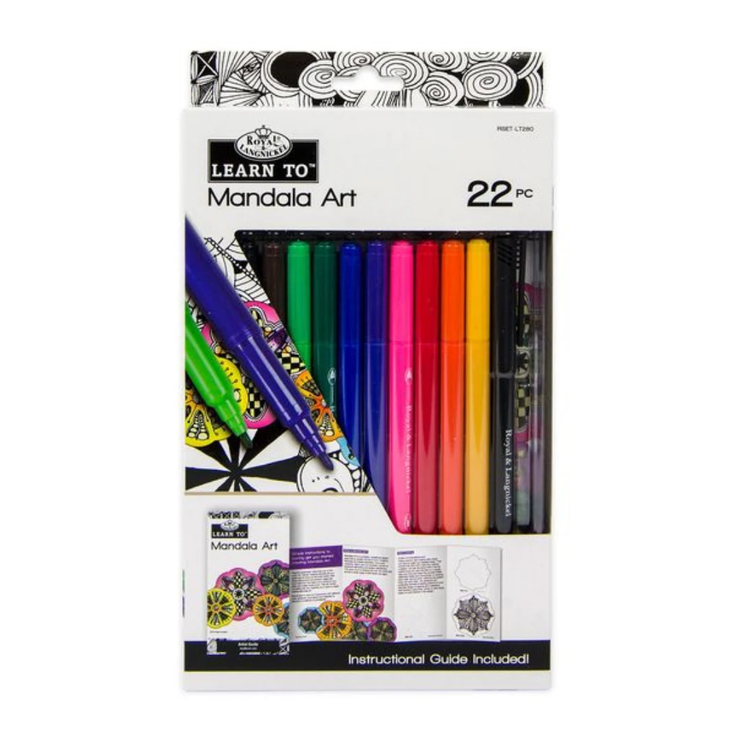 Royal & Langnickel Learn To: Mandala: 22pc Art Set Royal & Langnickel Learn To: Mandala: 22pc Art Set