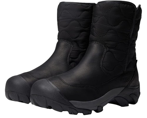 Keen Women's Howser Ankle Slip On Comfort Fashion Boot, Black