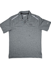 Nike Golf Dri-Fit Polo Shirt Mens Large Tour Performance Heather Gray Athletic