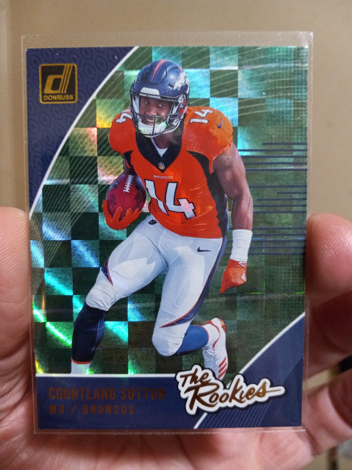 2018 Panini Donruss Courtland Sutton The Rookies Insert RC #R-12 Broncos