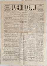 La Sentinelle Gazette Des Marches 29 Mai 1900 Castelfidardo Filottrano