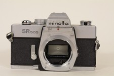 Silver Minolta SR505 35mm Film SLR Camera Body Only - *READ Parts*