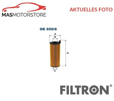 MOTOR ÖLFILTER FILTRON OE650/6 P NEU OE QUALITÄT