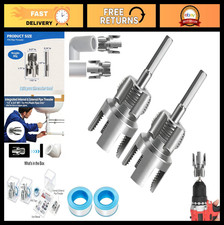 4-in-1 PVC Pipe Threader Kit for 1/2 & 3/4 Pi...