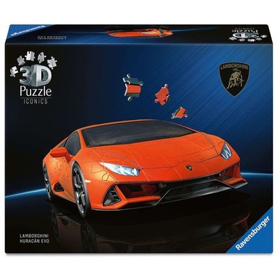 Ravensburger 3D Puzzle Lamborghini Huracan Orange 108 Stück Puzzle Iconics