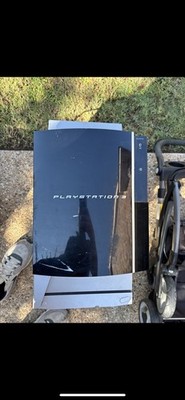 Sony PlayStation 3 Fat Black Console Gaming System