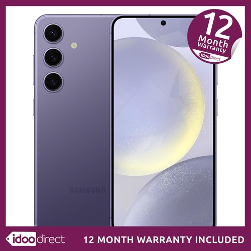 Samsung Galaxy S24 SM-S921B 256GB 50MP Mobile Cobalt Violet Unlocked GRADE C< - Picture 2 of 10