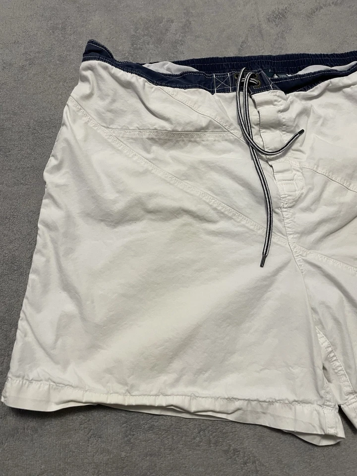 Vintage Polo Ralph Lauren Big Pony Swim Trunks Shorts Men’s 3XL Tall White - Image 4 of 4