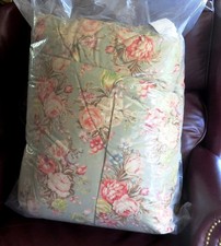 Ralph Lauren CHARLOTTE Sage Green Floral KING COMFORTER Reversible NEW