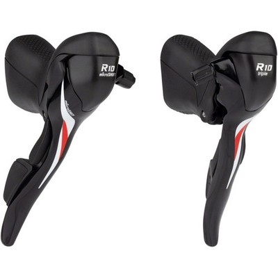 R10 Drop Bar Shift Lever Set - 3x10-Speed, Shimano Compatible, Black SB-R403K-BK