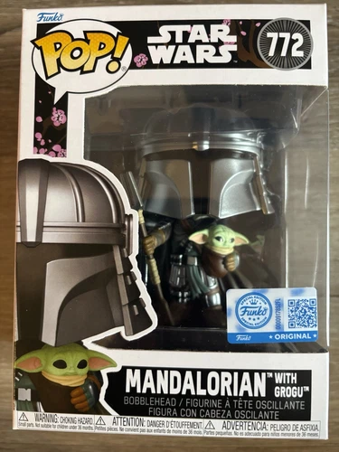 Funko Pop! Vinyl: Star Wars - Mandalorian with Grogu - Target (Exclusive) #772