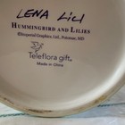 Teleflora Lena Liu Hummingbird and Lilies Ceramic Teapot Floral Nature — photo 2