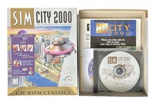 Sim City 2000 Ultimate Simulator Special Edition PC CD ROM Sim City 3000 Disc