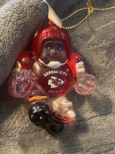  6 NFL Kansas City Chiefs Christmas Ornaments